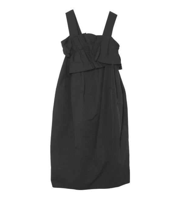 ELENDEEK「FRILL DRAPE COCOON OP」|ワンピース|