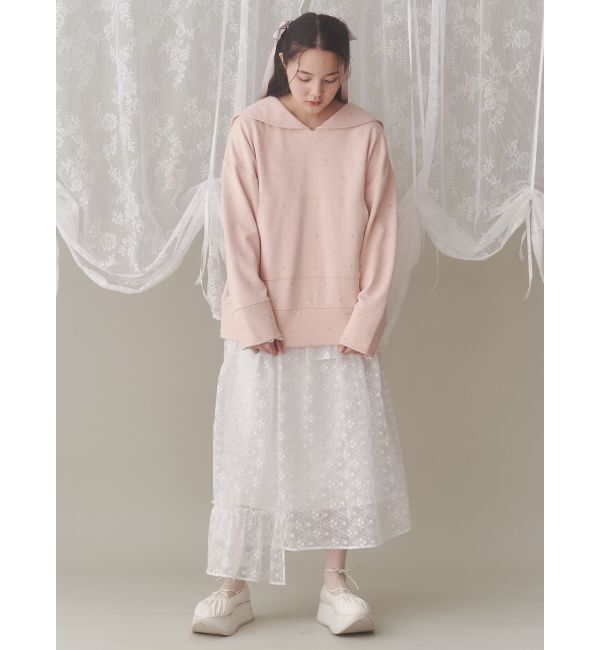 merry jenny「petit flowerセーラースウェット」|スウェット・ジャージ|