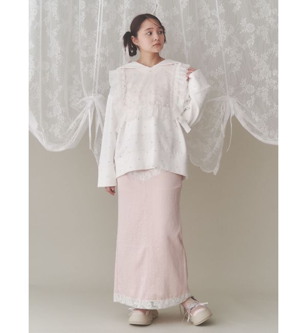 merry jenny「petit flowerセーラースウェット」|スウェット・ジャージ|