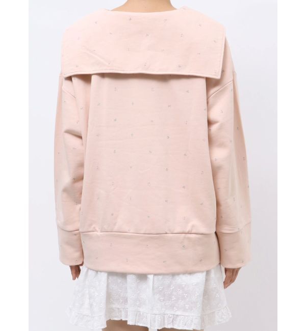 merry jenny「petit flowerセーラースウェット」|スウェット・ジャージ|