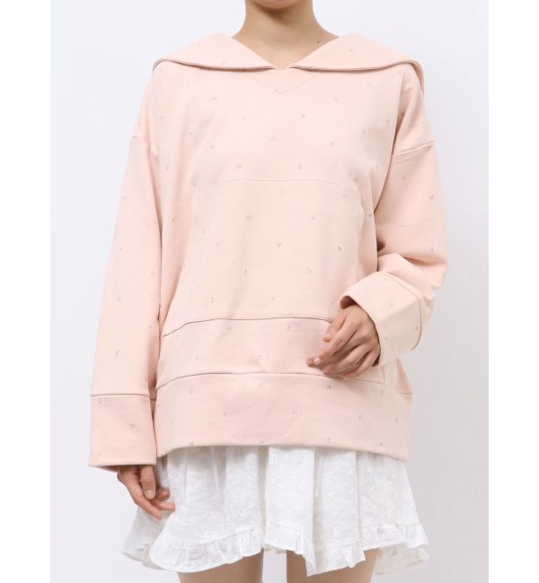 merry jenny「petit flowerセーラースウェット」|スウェット・ジャージ|