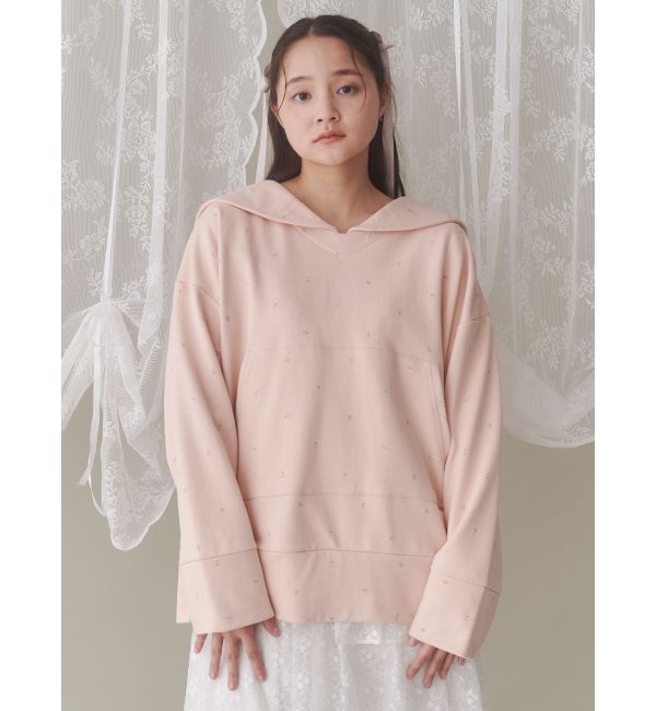 merry jenny「petit flowerセーラースウェット」|スウェット・ジャージ|