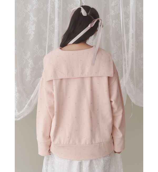 merry jenny「petit flowerセーラースウェット」|スウェット・ジャージ|