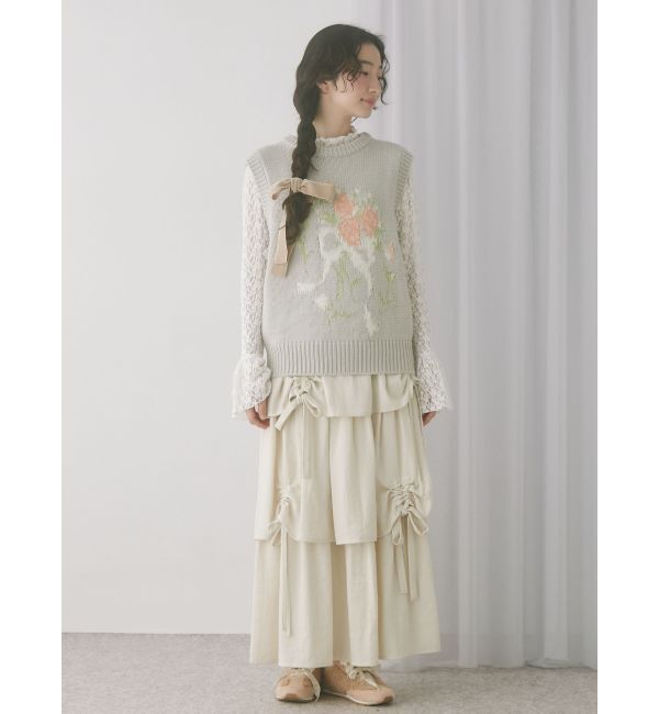 merry jenny「bouquet sweater vest」|ベスト・ジレ|
