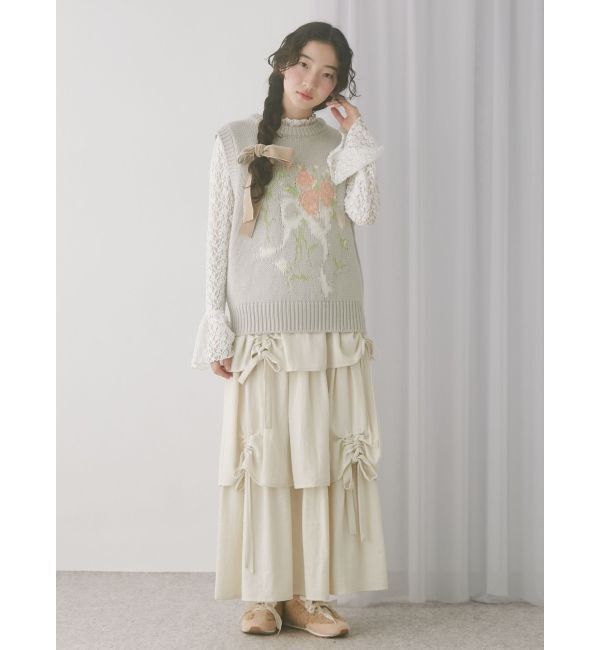 merry jenny「bouquet sweater vest」|ベスト・ジレ|