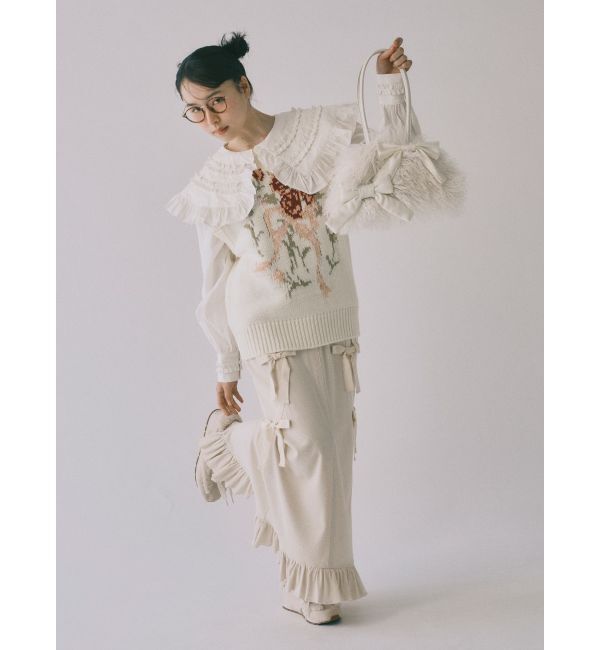 merry jenny「bouquet sweater vest」|ベスト・ジレ|