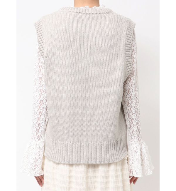 merry jenny「bouquet sweater vest」|ベスト・ジレ|