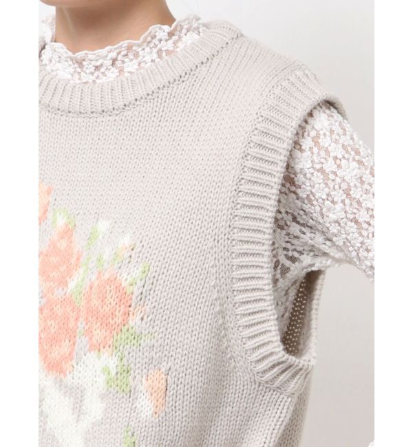 merry jenny「bouquet sweater vest」|ベスト・ジレ|