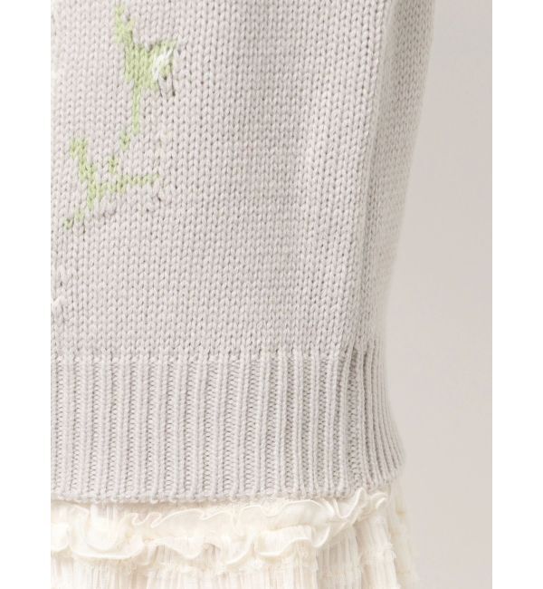 merry jenny「bouquet sweater vest」|ベスト・ジレ|