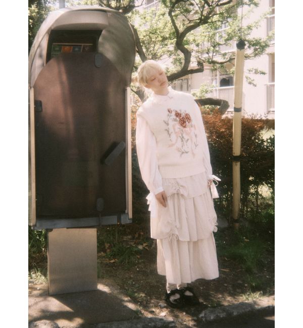 merry jenny「bouquet sweater vest」|ベスト・ジレ|