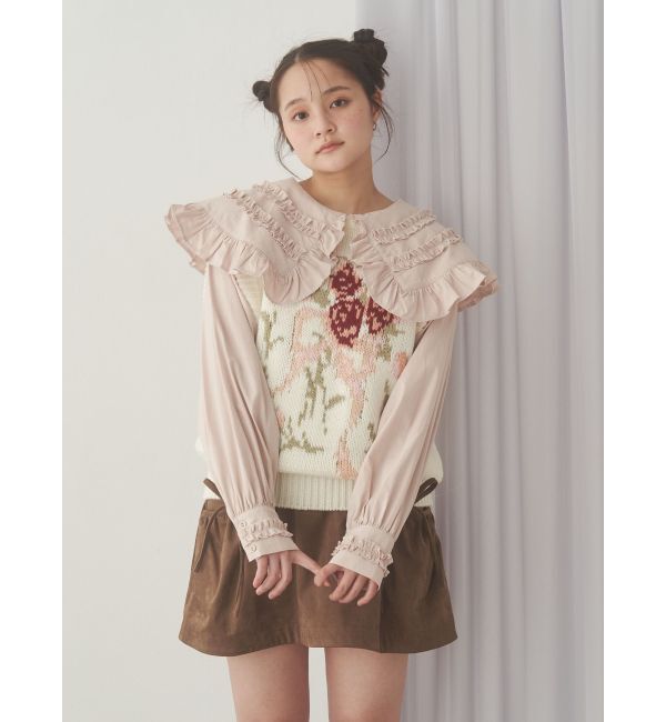 merry jenny「bouquet sweater vest」|ベスト・ジレ|