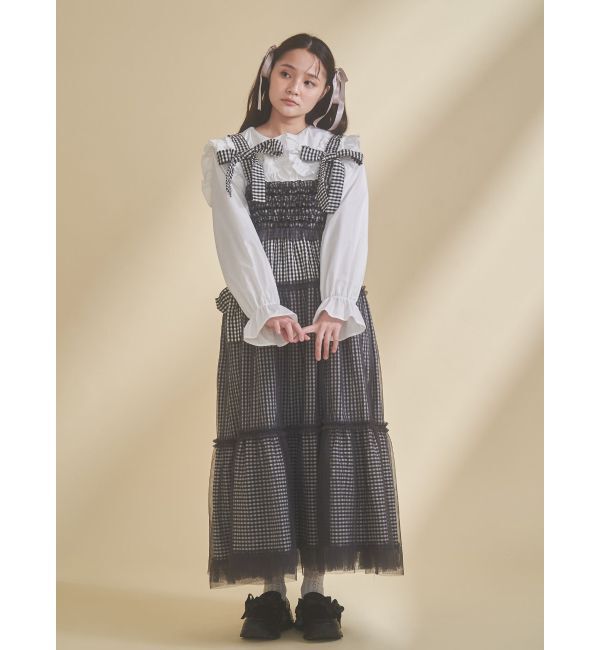 merry jenny「チュールリボンキャミワンピース」|ワンピース|