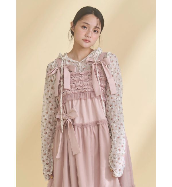 merry jenny「チュールリボンキャミワンピース」|ワンピース|