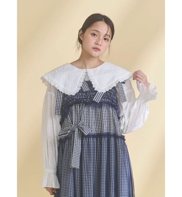 merry jenny「チュールリボンキャミワンピース」|ワンピース|