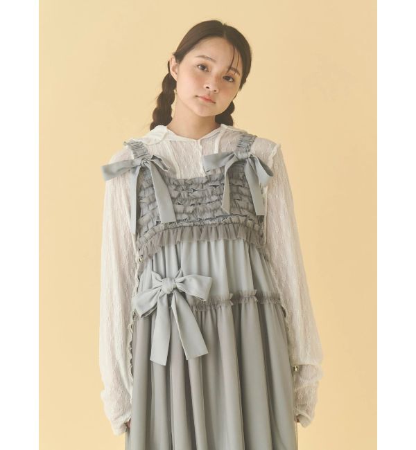 merry jenny「チュールリボンキャミワンピース」|ワンピース|