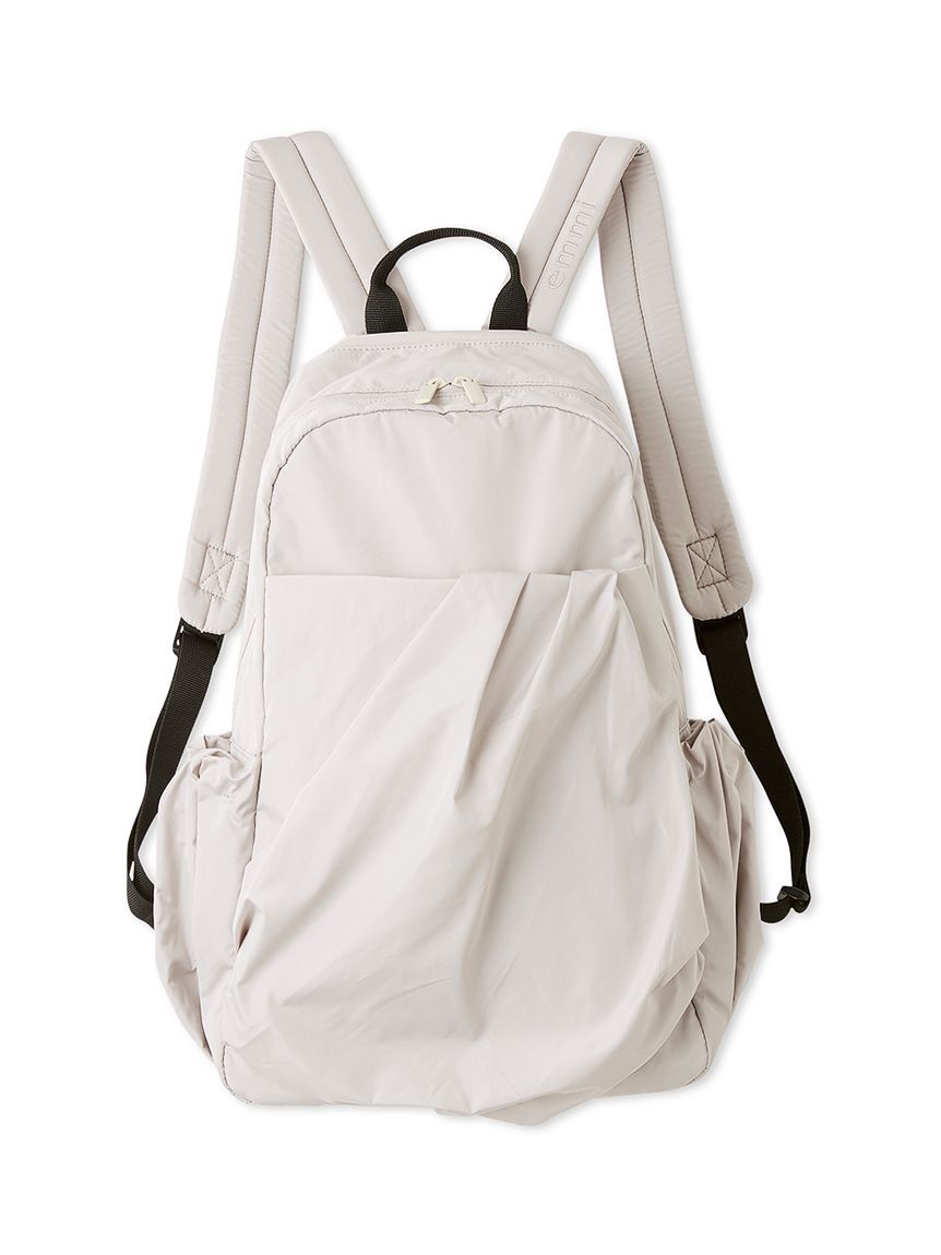 emmi atelier「【ONLINE限定カラー】eco 撥水ギャザーボディーバックパック」|リュック|