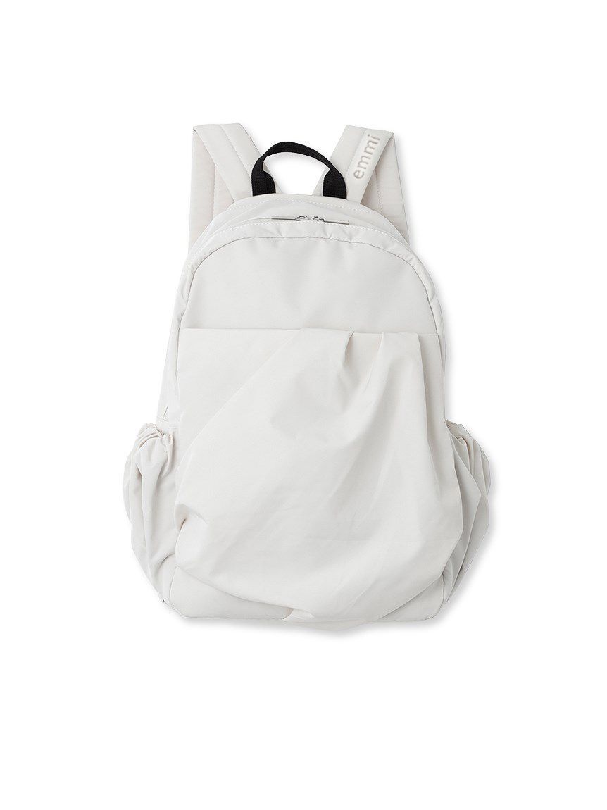 emmi atelier「【ONLINE限定カラー】eco 撥水ギャザーボディーバックパック」|リュック|