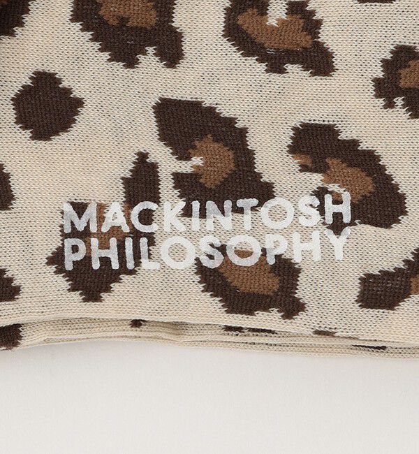 MACKINTOSH PHILOSOPHY「【WEB&一部店舗限定】レオパード柄ソックス」|ソックス|