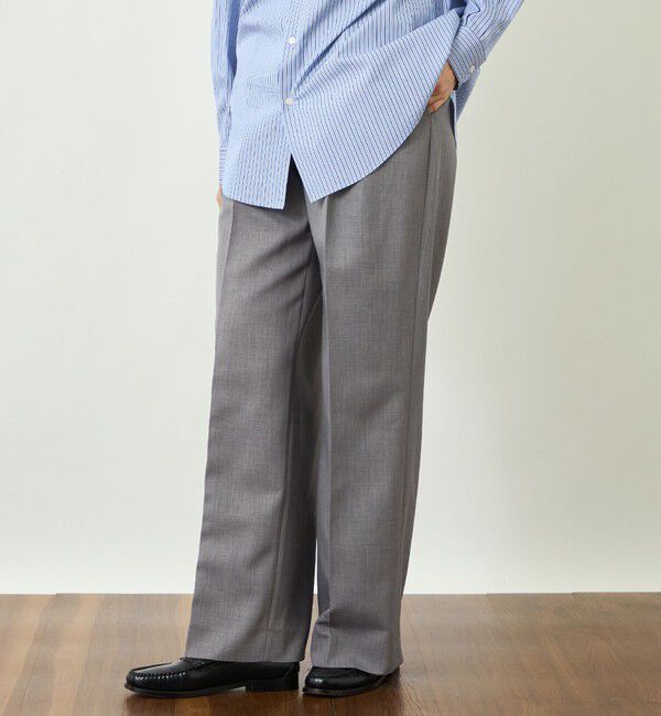 MACKINTOSH PHILOSOPHY「【GREY LABEL】2プリーツワイドスラックス」|スラックス|グレー
