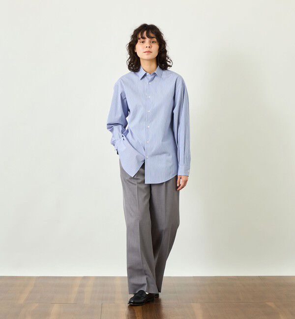 MACKINTOSH PHILOSOPHY「【GREY LABEL】2プリーツワイドスラックス」|スラックス|