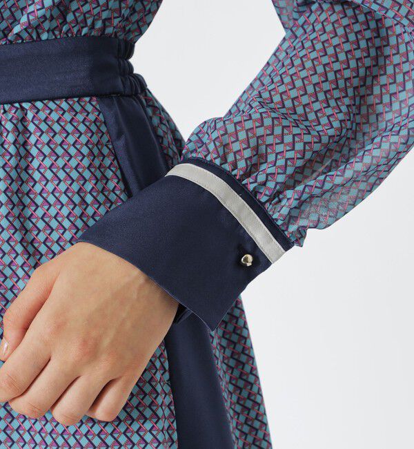  「【ドラマ着用商品】フラスコジオメトリックプリントワンピース」|ワンピース|