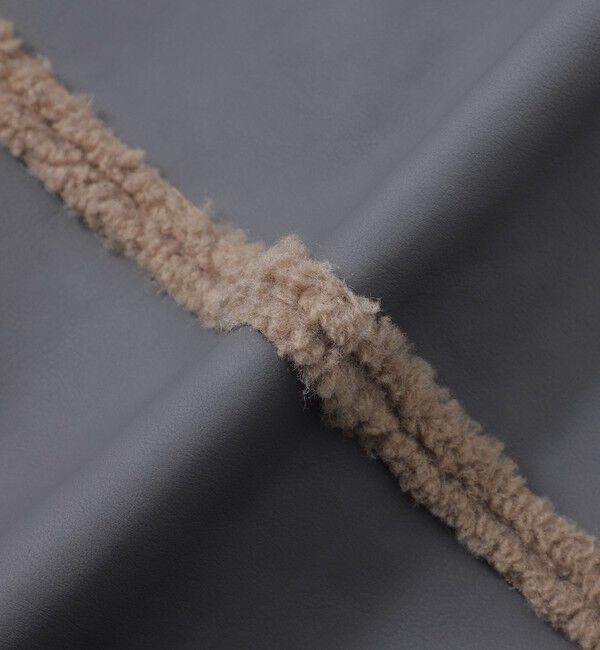  「フェイクシアリングジャケット」|ブルゾン・スタジャン|