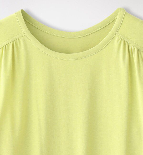  「ギャザーノースリーブワンピース」|ワンピース|