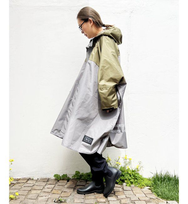 Lbc with Life「ｋｉｕスタンダードレインポンチョ」|傘|ミディグレイ