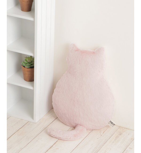 Lbc with Life「HIBERNATION ネコ M」|クッション・クッションカバー|ピンク