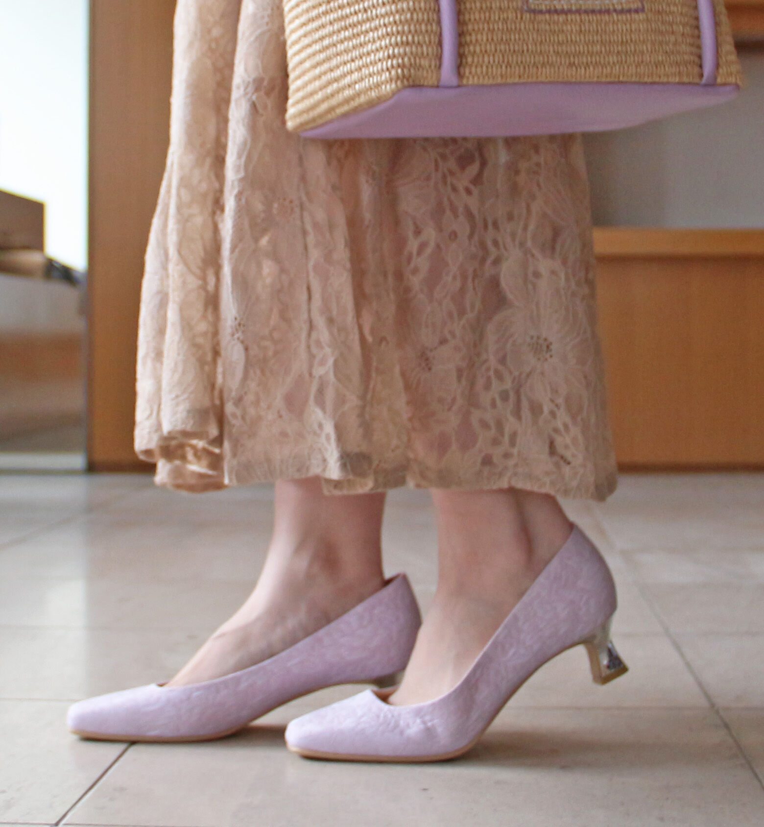 Bridget Birkin「【Bridget Birkin】ゴブランヒールパンプス」|パンプス|PKZ