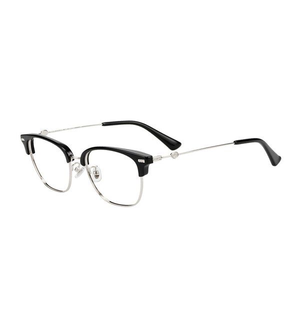  「Zoff｜STUDIO SEVEN｜メガネ プラスチック&times;メタル｜伊達メガネ 度付きメガネ レンズ交換券付」|メガネ|