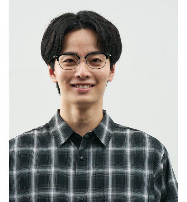  「Zoff｜STUDIO SEVEN｜メガネ プラスチック&times;メタル｜伊達メガネ 度付きメガネ レンズ交換券付」|メガネ|