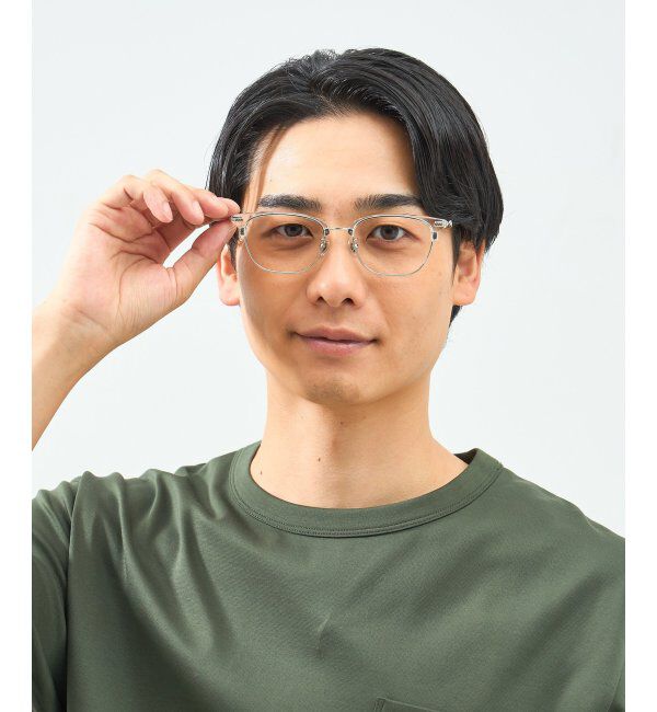  「Zoff｜STUDIO SEVEN｜メガネ プラスチック&times;メタル｜伊達メガネ 度付きメガネ レンズ交換券付」|メガネ|