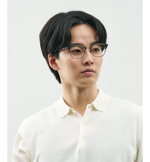  「Zoff｜STUDIO SEVEN｜メガネ プラスチック&times;メタル｜伊達メガネ 度付きメガネ レンズ交換券付」|メガネ|