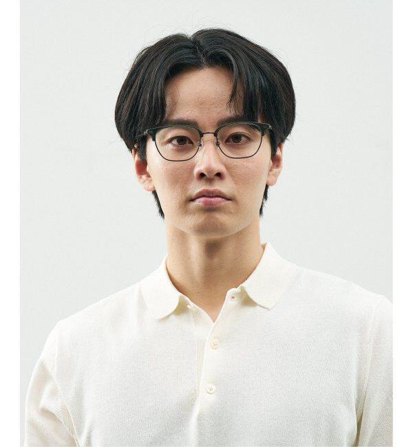  「Zoff｜STUDIO SEVEN｜メガネ プラスチック&times;メタル｜伊達メガネ 度付きメガネ レンズ交換券付」|メガネ|