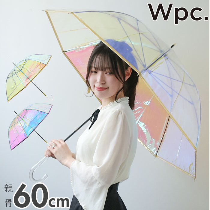 Wpc.「wpc 傘 シャイニー 通販 ビニール レディース 長傘 ビニール傘 オシャレ おしゃれ」|傘|