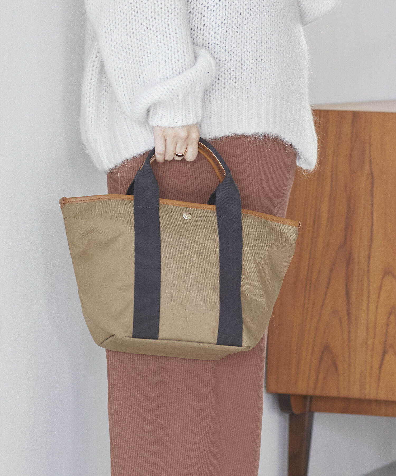 TOPKAPI BREATH「【WEB限定】TIDY/タイディ トート バッグ M」|トートバッグ|ブラウン