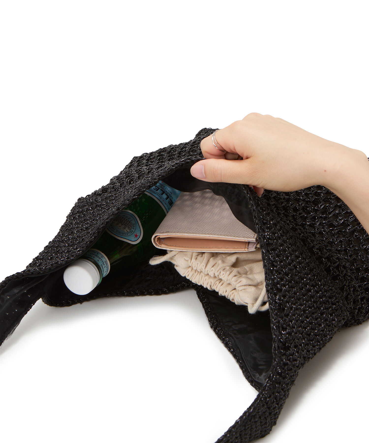 TOPKAPI TREASURE「【TREASURE TOPKAPI】メタリックニット ワンショルダー バッグ」|トートバッグ|