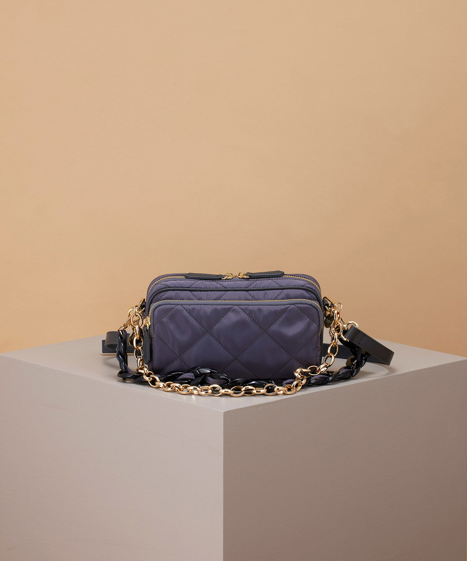 TOPKAPI TREASURE「【TREASURE TOPKAPI】キルティング アクリルチェーン付 ショルダー バッグ」|トートバッグ|