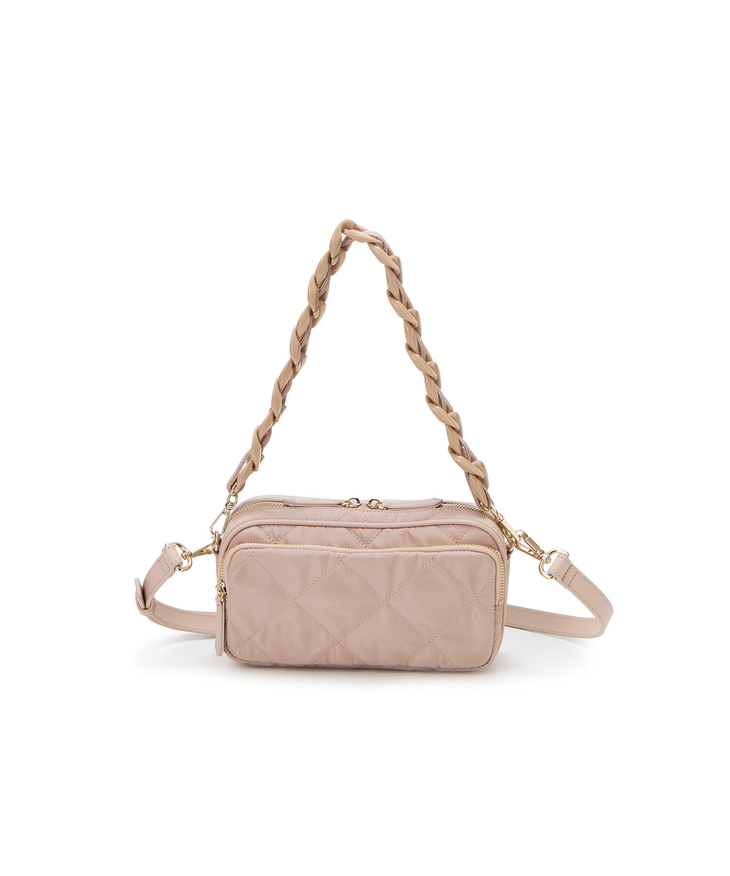 TOPKAPI TREASURE「【TREASURE TOPKAPI】キルティング アクリルチェーン付 ショルダー バッグ」|トートバッグ|