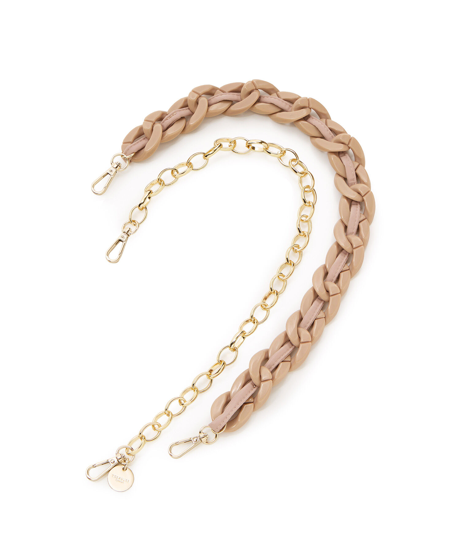 TOPKAPI TREASURE「【TREASURE TOPKAPI】キルティング アクリルチェーン付 ショルダー バッグ」|トートバッグ|