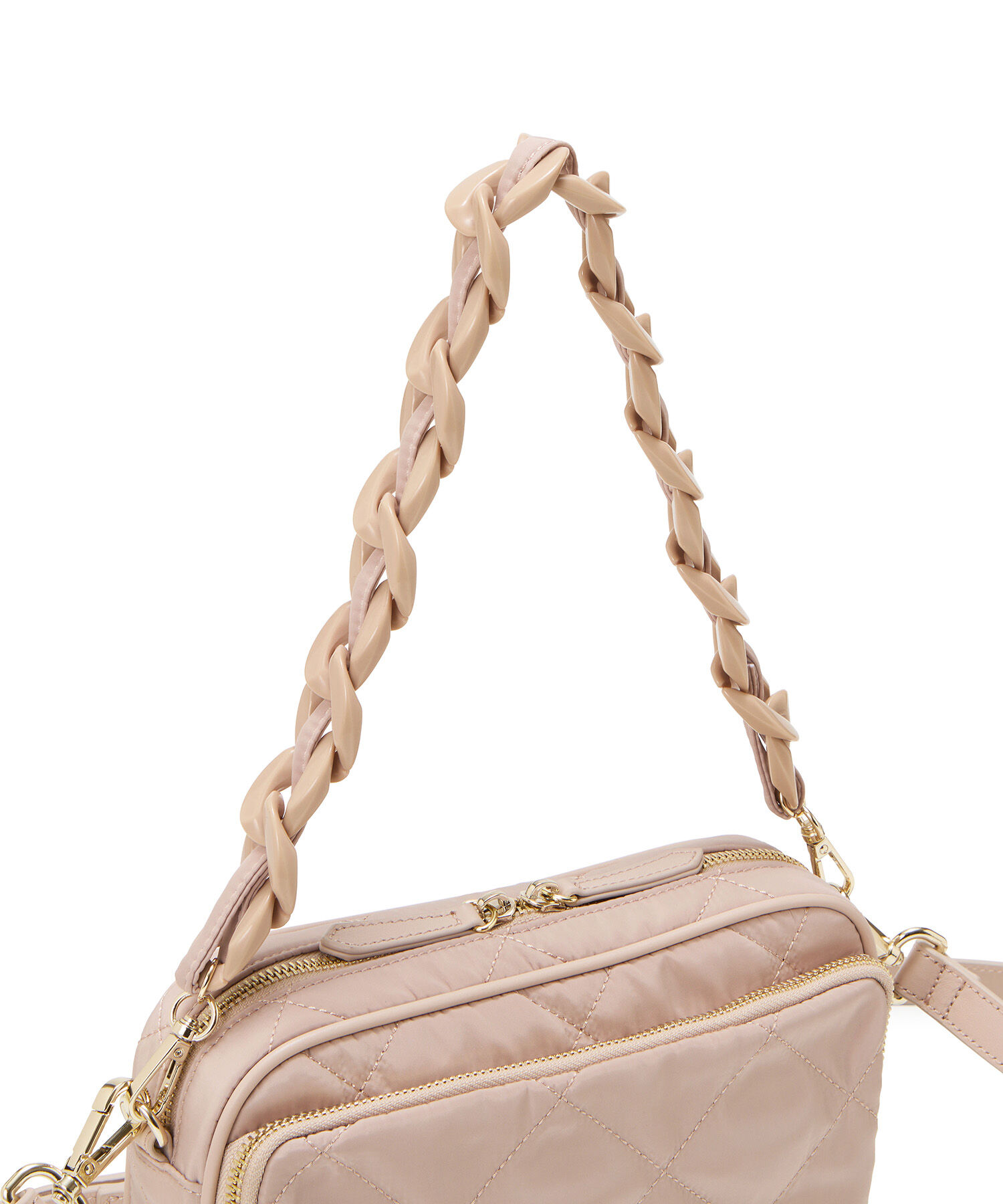 TOPKAPI TREASURE「【TREASURE TOPKAPI】キルティング アクリルチェーン付 ショルダー バッグ」|トートバッグ|