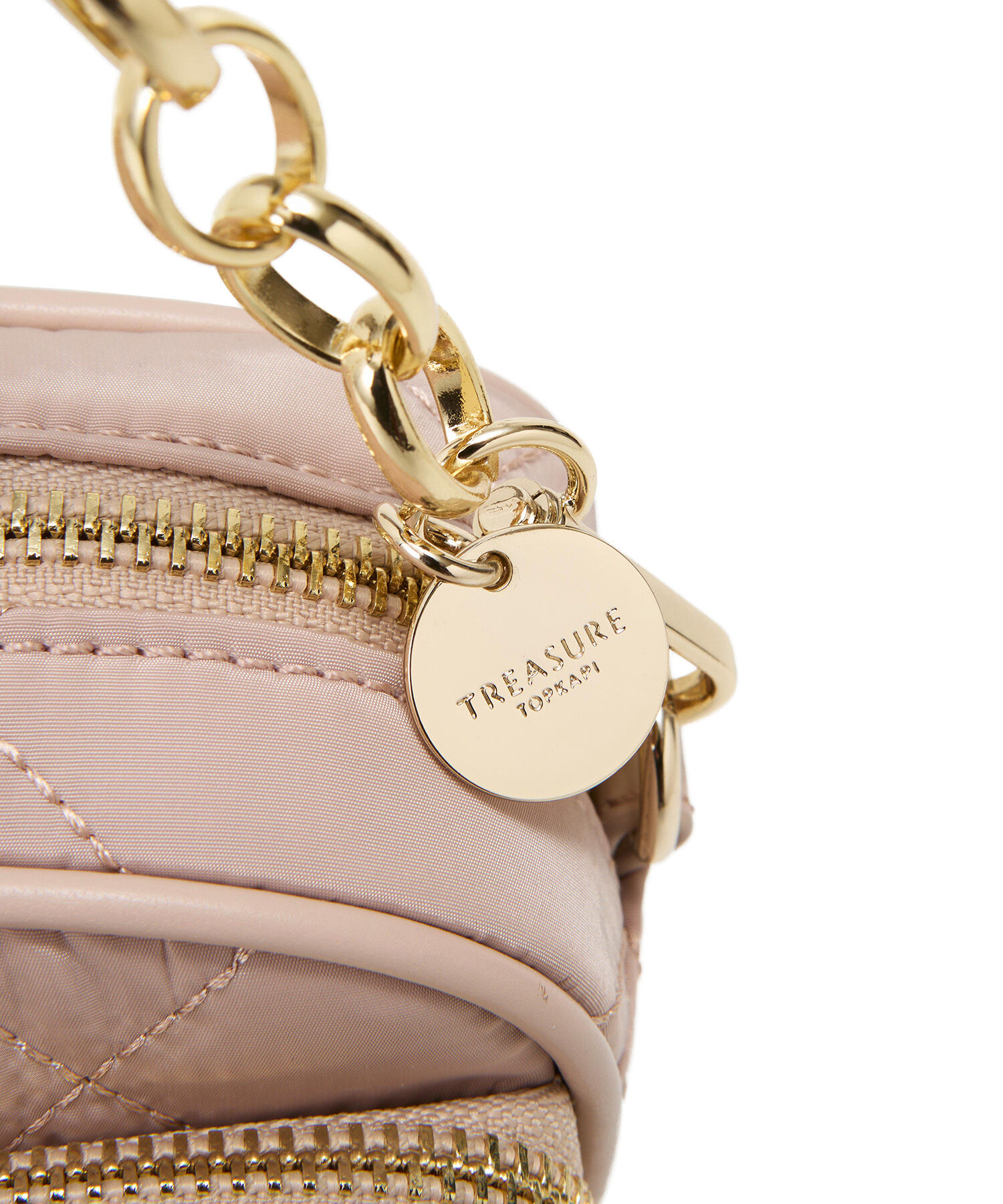 TOPKAPI TREASURE「【TREASURE TOPKAPI】キルティング アクリルチェーン付 ショルダー バッグ」|トートバッグ|