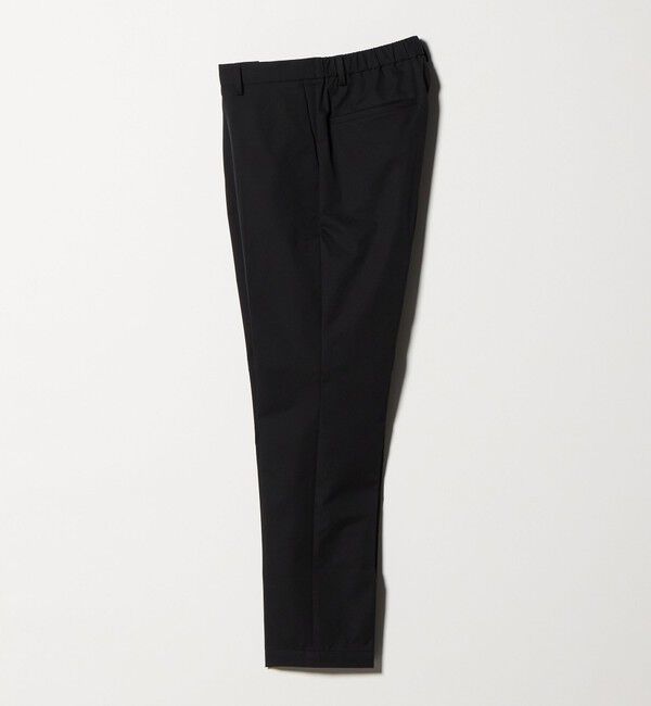 UNITED ARROWS「ダブルクロス ノープリーツ パンツ UA COZY ウォッシャブル ２WAYストレッチ はっ水」|スーツ|BLACK
