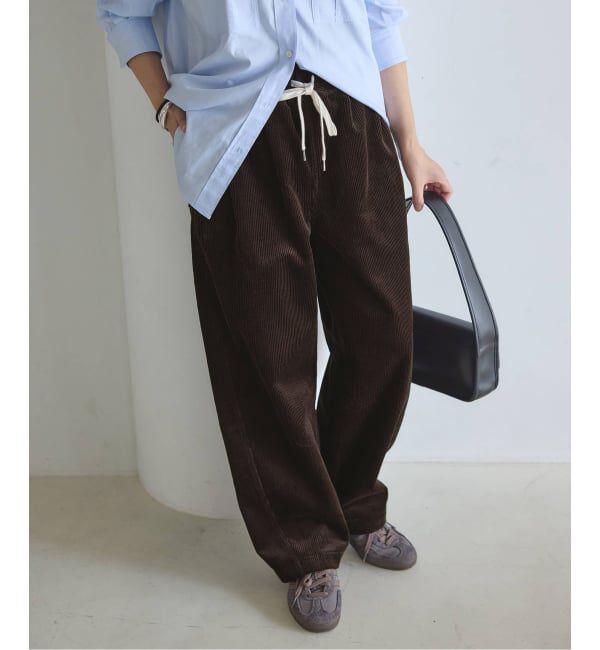 JOURNAL STANDARD「《追加2》Corduroy Barrel イージーパンツ」|その他|ブラウン