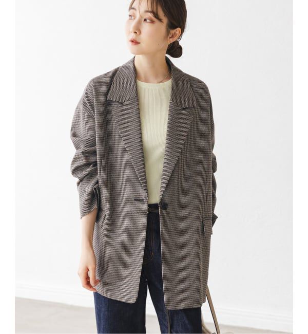 オーバーサイズチェックジャケット（NOBLE）｜ルミネのファッション