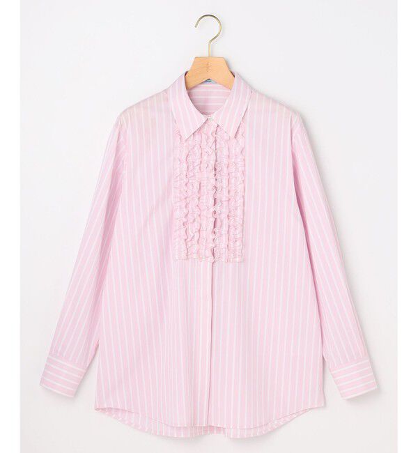 組曲「【Flower Collection】コンパクトシャーティング シャツ」|シャツ・ブラウス|ﾚｰｽﾋﾟﾝ