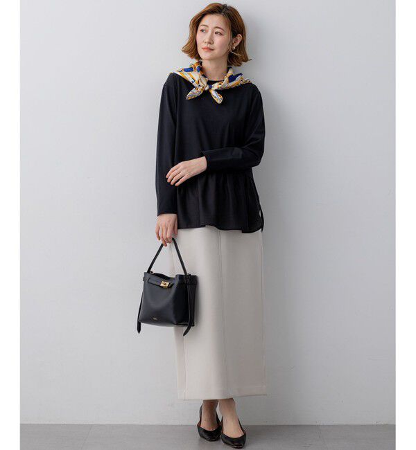 23区「コットンダンボール スカート」|スカート|