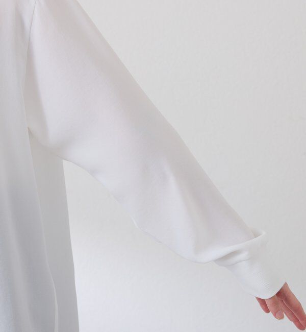  「スクエアネックジョーゼットロゴロンT」|Tシャツ・カットソー|