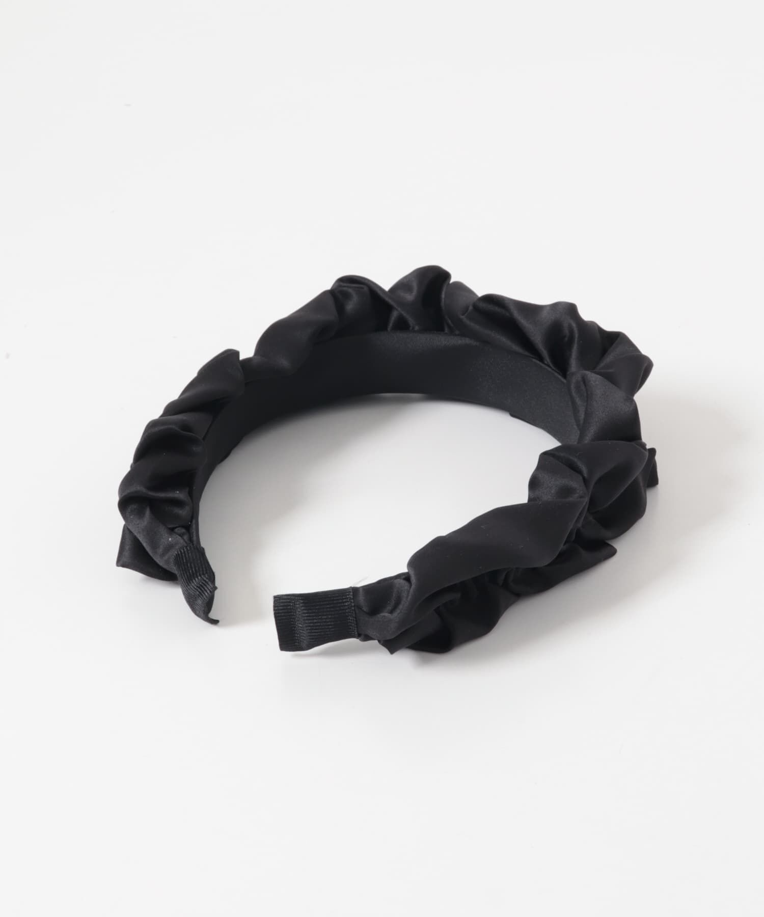 URBAN RESEARCH ROSSO「『WEB限定』ギャザーフリルカチューシャ」|カチューシャ|ブラック